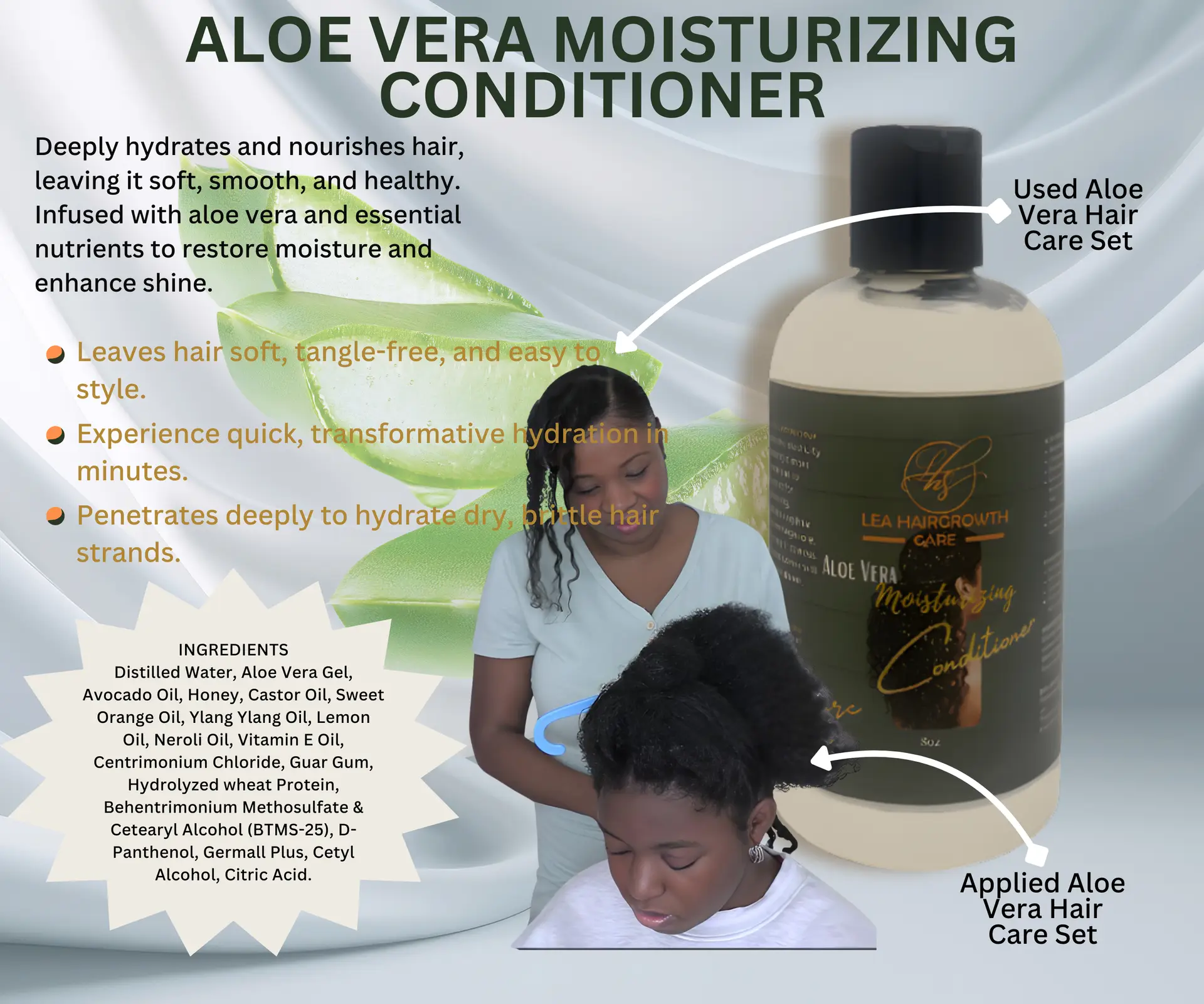 Aloe Vera Hair Care Set-Cond