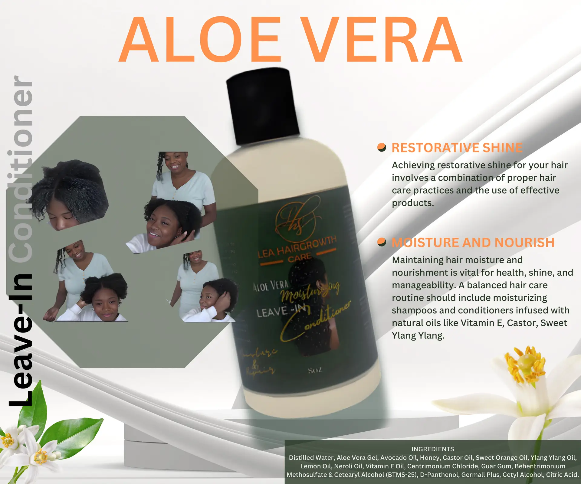Aloe Vera Hair Care Set-Leave-In