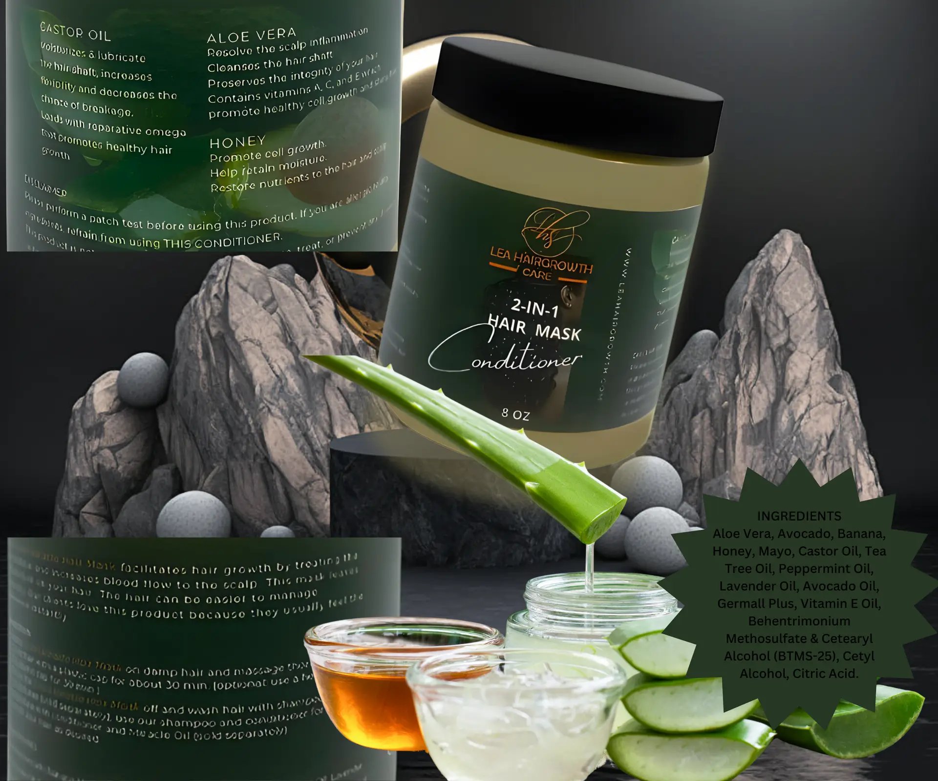 Aloe Vera Hair Care Set-Mask